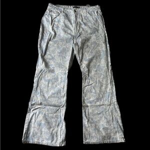 Nasty Gal blue and white pants/jeans